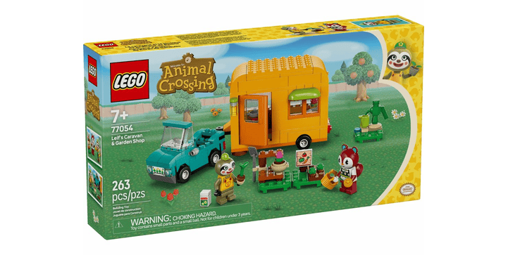 LEGO® Animal Crossing 77054 Gerds Wohnwagen & Gärtnerei