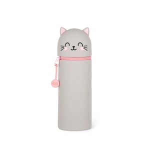 Legami Kawaii - 2-in-1-Federmäppchen aus Silikon - Kitty