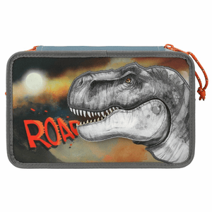 Dino World 3 Fach Federtasche ROAR