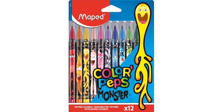 Maped Filzstifte COLOR'PEPS MONSTER x 12