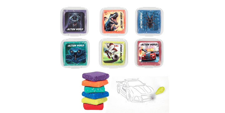 Action World Knetradiergummi - Blindpack