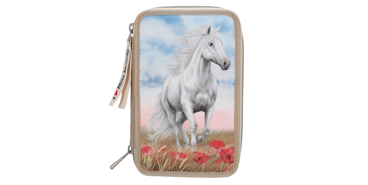 Miss Melody 3 Fach Federtasche POPPY SAND