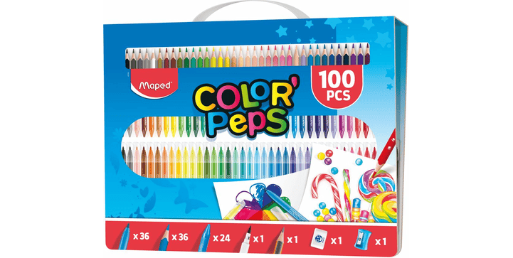 Maped Stifte-Set COLOR'PEPS 100-tlg. 