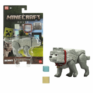 Minecraft Movie Einzelfigur - Wolf (Dennis)