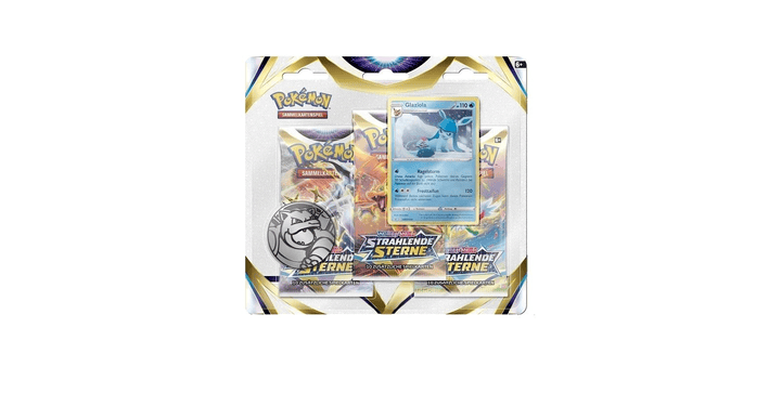 Amigo - Pokemon Schwert & Schild - Strahlende Sterne 3-Pack Blister