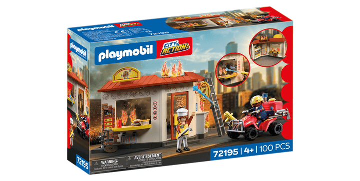 72195 Feuerwehr-Quad mit Burger-Bud - Playmobil