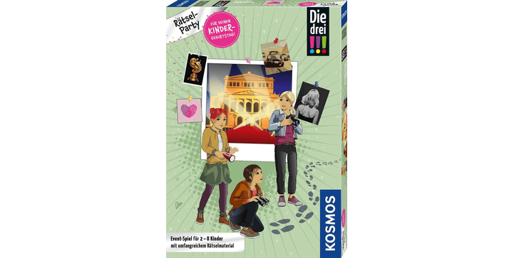 Kosmos Die drei !!! Kids Rätsel-Party