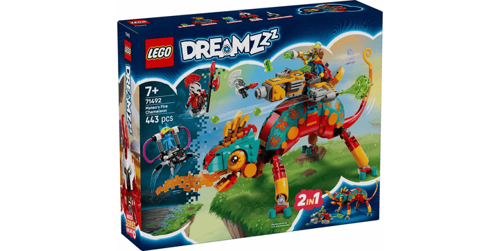 LEGO® DREAMZzz 71492 Mateos Feuer-Chamäleon