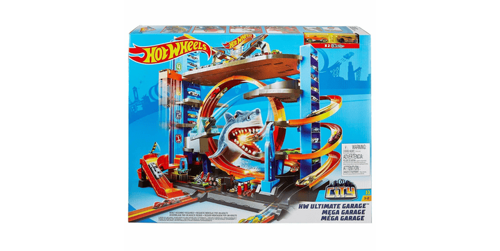 Mattel Hot Wheels City Ultimate Parkgarage mit Hai