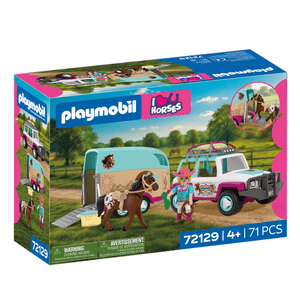 72129 Geländewagen mit Pferdeanhänger - Playmobil