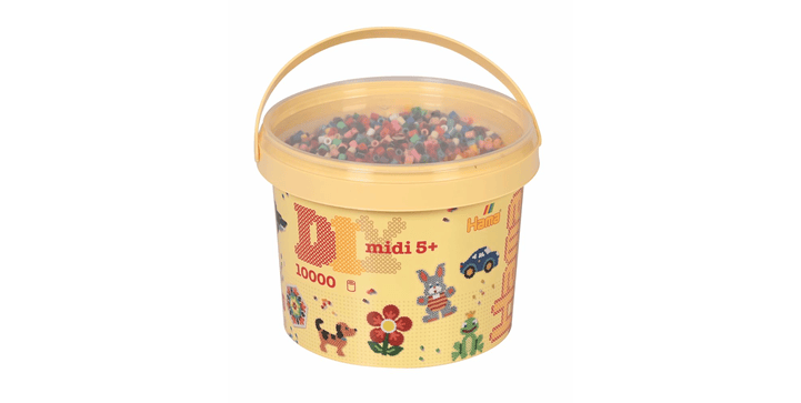 HAMA Eimer mit Midi Perlen 10.000 Stück