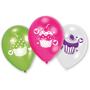 Cupcake - Latexballons - Partydekoration