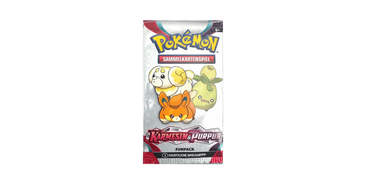 Pokémon Karmesin & Purpur Funpack - Booster mit 3 Karten