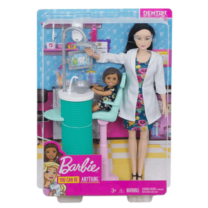 Barbie Zahnärztin Puppe und Spielset
