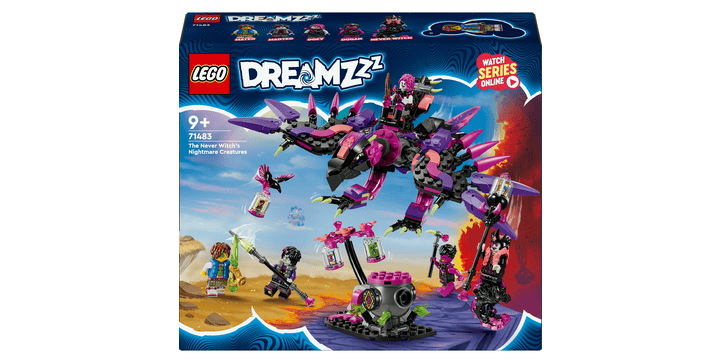 LEGO® DREAMZzz™ 71483 Die Albtraumkreaturen der Nimmerhexe