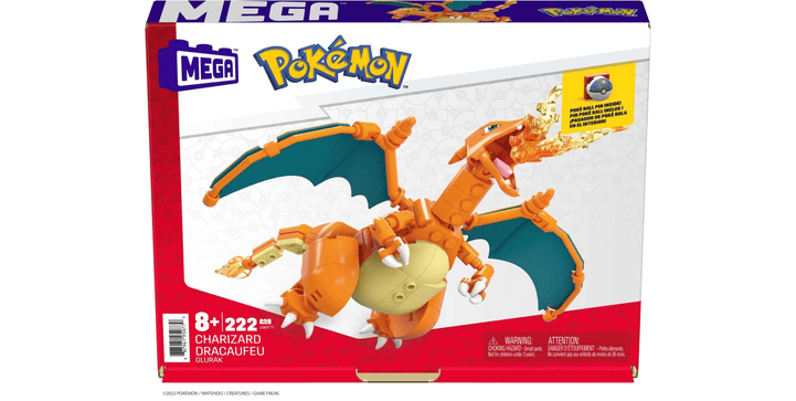 Mega Pokémon Glurak Bauset - 223 Teile