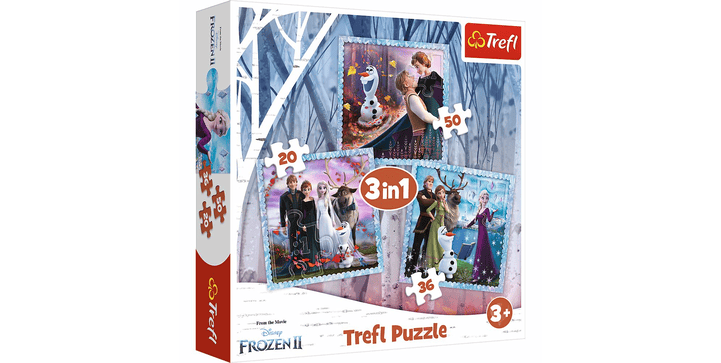 Trefl 3 in 1 Puzzle - Disney Frozen 2