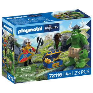 72116 Troll mit Löwenritterschatz - Playmobil