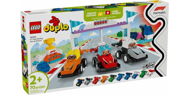 LEGO® DUPLO® 10445 F1® Team Rennautos mit Rennfahrern