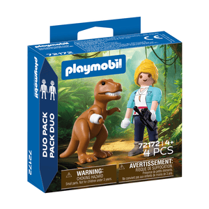 72172 DuoPack T-Rex mit Forscherin - Playmobil