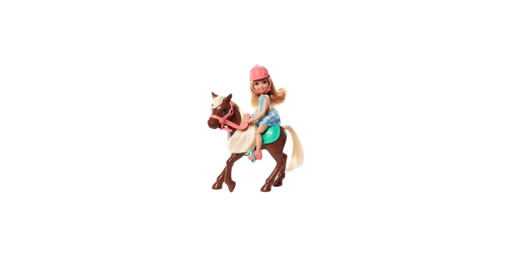 Poupée Barbie Chelsea Et Son Poney - Set Mattel Neuf De Stock