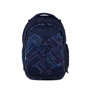 satch match Schulrucksack Purple Laser