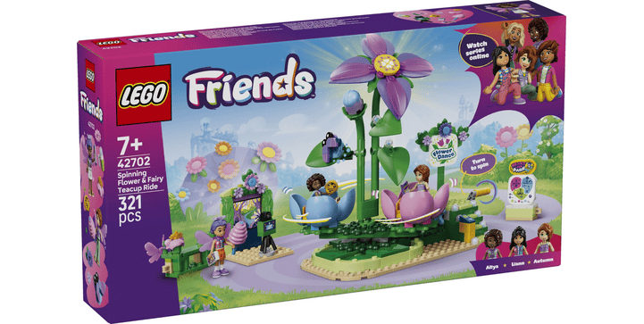 LEGO® Friends 42702 Feentassen Karussell mit Blumendeko
