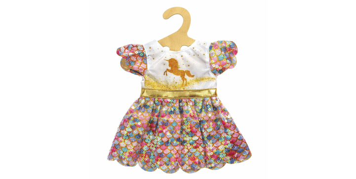 Heless Puppen-Glitzerkleid 