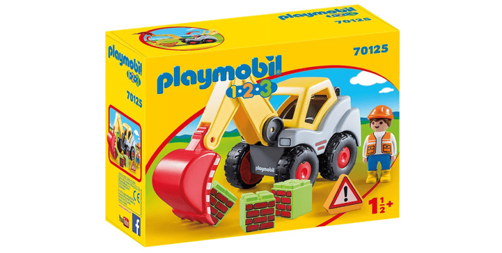 70125 Schaufelbagger 1-2-3- Playmobil