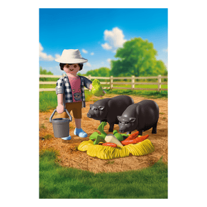 72171 Landwirt mit Hängebauchschwei - Playmobil