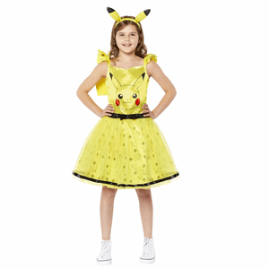 Amscan Kostüm Pikachu Kleid 8 - 10 Jahre