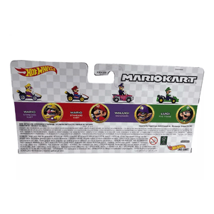 Mattel Hot Wheels Mario Kart Die - Cast 4er pack
