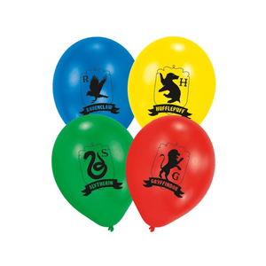 Amscan - 6 Latexballons „Harry Potter - Häuser“