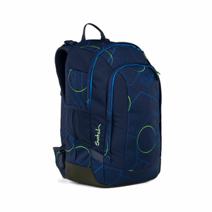 satch Air Schulrucksack Einzeln Blue Tech