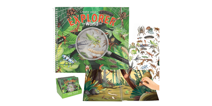 Explorer Stickerworld mit Relief Stickern