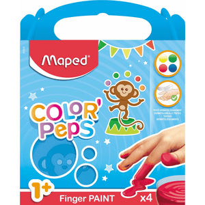 Maped Fingermalfarbe COLOR'PEPS 4 x 80 ml