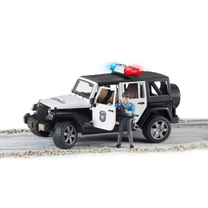 bruder - Jeep Wrangler Rubicon Unlimited Polizeifahrzeug - L + S und Polizist