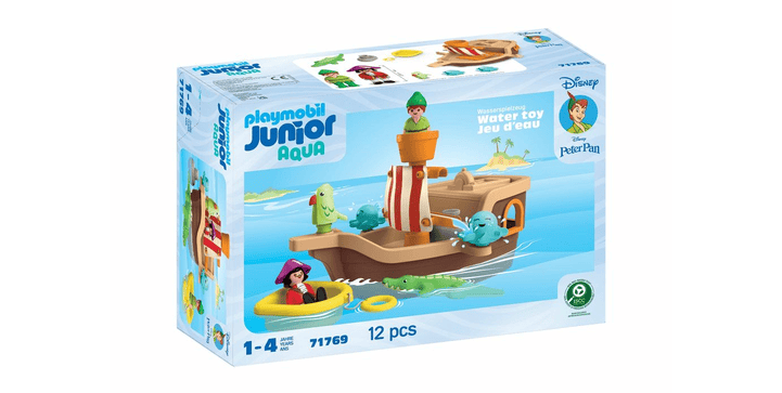 71769 JUNIOR & Disney: Peter Pans Piratenschiff mit Wasserspritzspaß