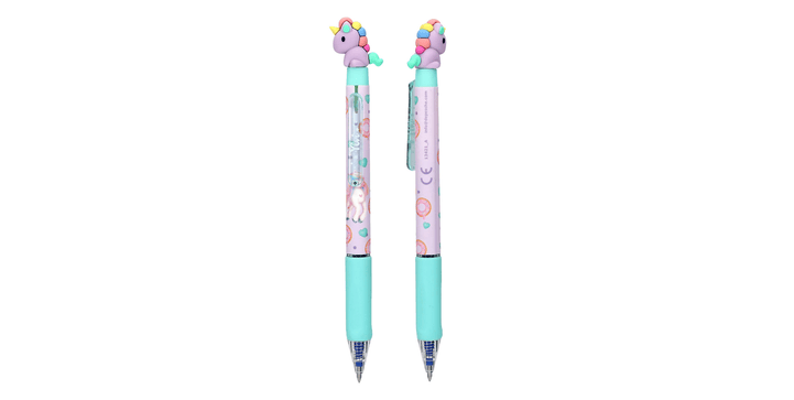 Ylvi Radierbarer Gelstift mit Einhorn Topper - Blindpack
