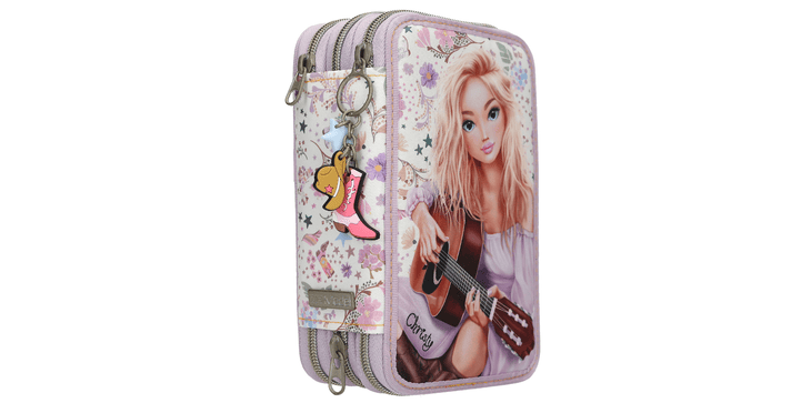 TOPModel 3 Fach Federtasche COWGIRL