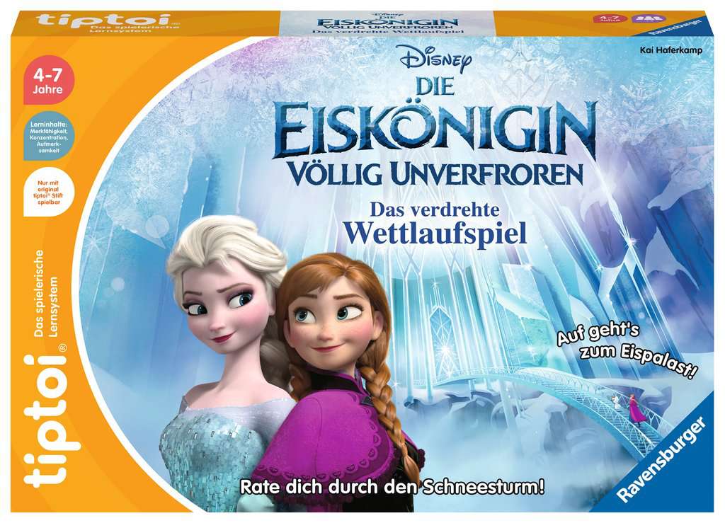 tiptoi® Spiel 00116 - Disney Die Eiskönigin - Völlig Unverfroren: Das verdrehte Wettlaufspiel