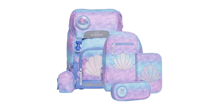 Beckmann Schulrucksack Classic 6-teiliges Set - Seashell
