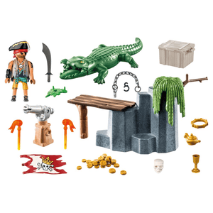 71473 Pirat mit Alligator - Playmobil