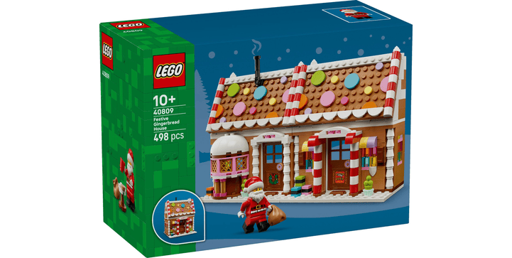 LEGO® 40809 Weihnachtliches Lebkuchenhaus Modellbau