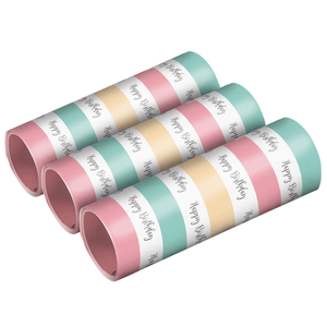 Amscan 3 Luftschlangen Happy Birthday pastel