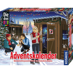 Kosmos Die drei !!! Adventskalender 2024 Das Geheimnis im Tierheim