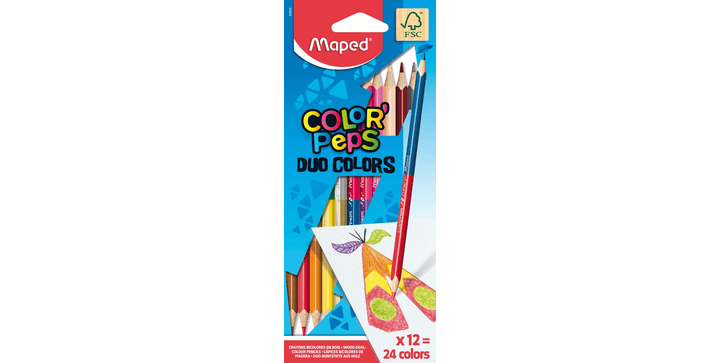 Maped Buntstifte COLOR'PEPS DUO x 12