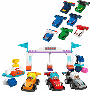 LEGO® DUPLO® 10445 F1® Team Rennautos mit Rennfahrern