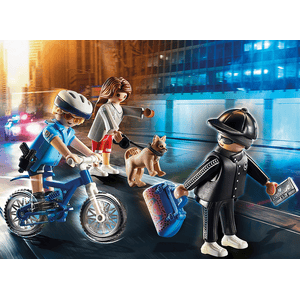 70573 Polizei-Fahrrad: Verfolgung des Taschendiebs - Playmobil