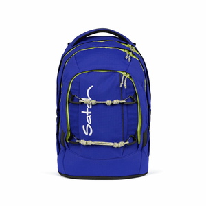 satch pack Schulrucksack Set Blue Climber